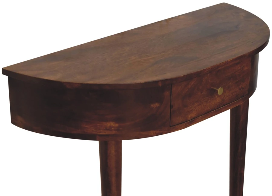 Artisan Furniture Riešutmedžio atspalvio konsolinis staliukas, 80 cm