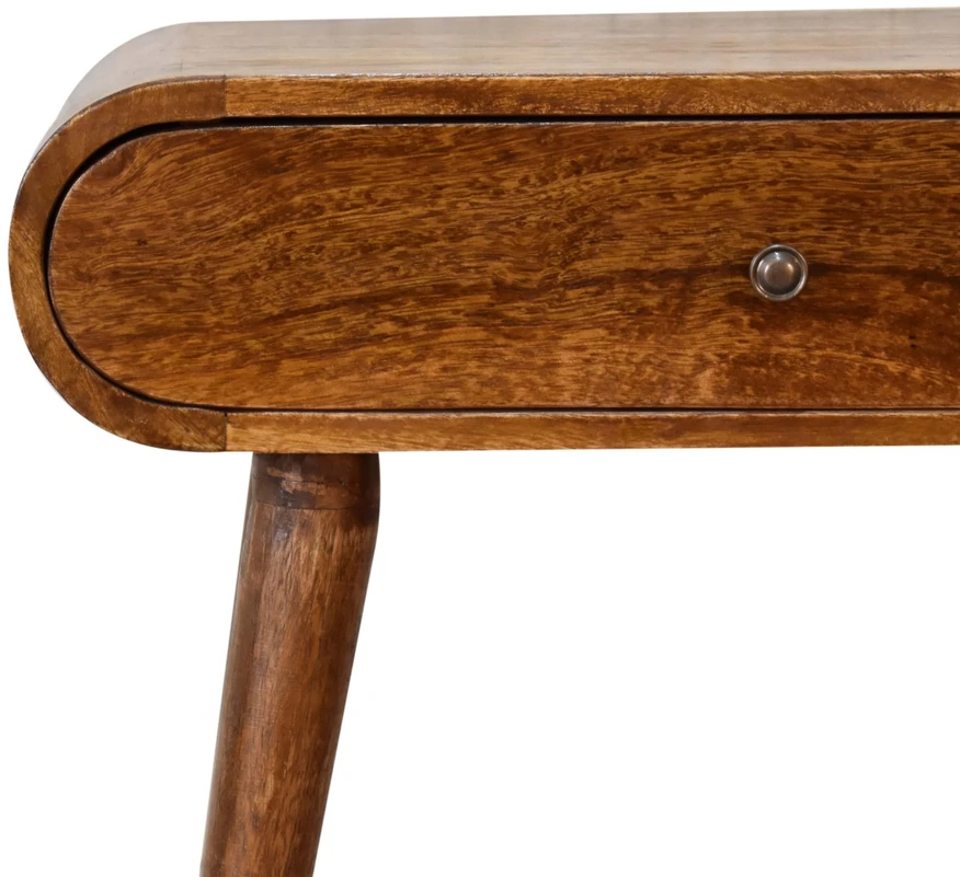 Artisan Furniture Riešutmedžio atspalvio mini konsolinis staliukas, 60 cm