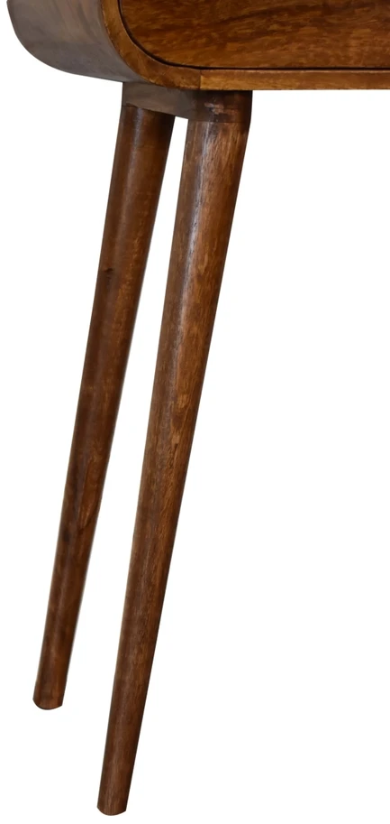 Artisan Furniture Riešutmedžio atspalvio mini konsolinis staliukas, 60 cm