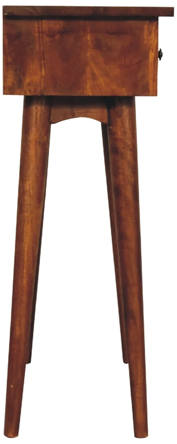 Artisan Furniture Riešutmedžio atspalvio mini konsolinis staliukas, 70 cm