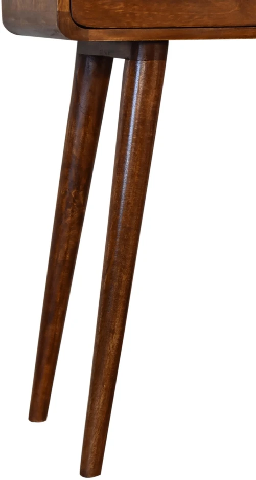 Artisan Furniture Riešutmedžio atspalvio mini konsolinis staliukas, 60 cm