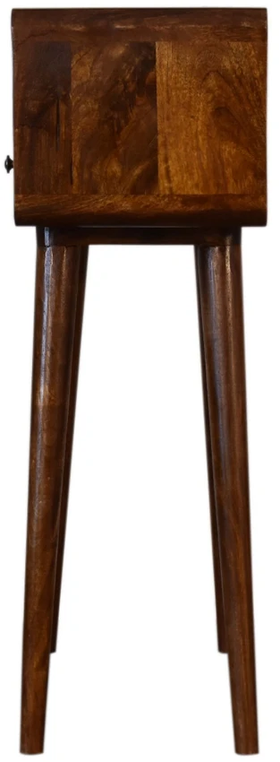 Artisan Furniture Riešutmedžio atspalvio mini konsolinis staliukas, 60 cm