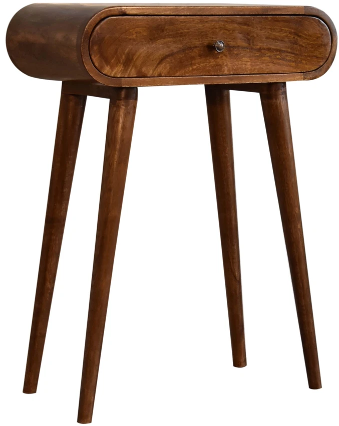 Artisan Furniture Riešutmedžio atspalvio mini konsolinis staliukas, 60 cm