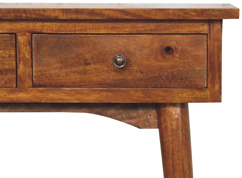 Artisan Furniture Riešutmedžio atspalvio mini konsolinis staliukas, 70 cm