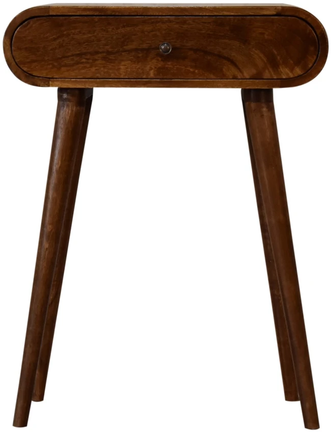 Artisan Furniture Riešutmedžio atspalvio mini konsolinis staliukas, 60 cm