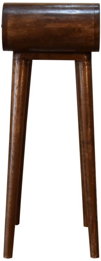 Artisan Furniture Riešutmedžio atspalvio mini konsolinis staliukas, 60 cm