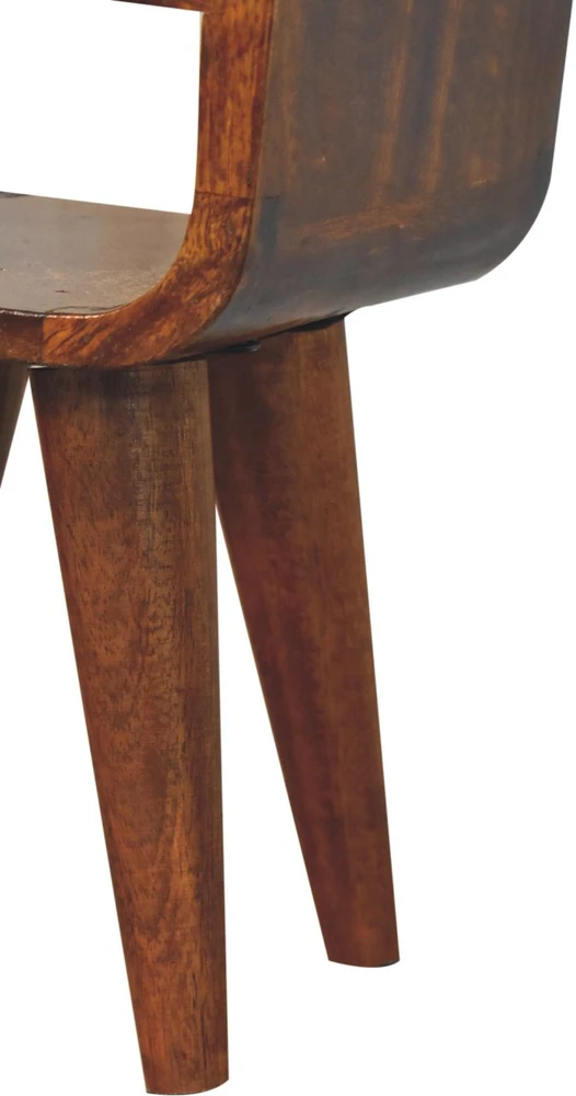Artisan Furniture Riešutmedžio atspalvio mini naktinis staliukas, 20 cm