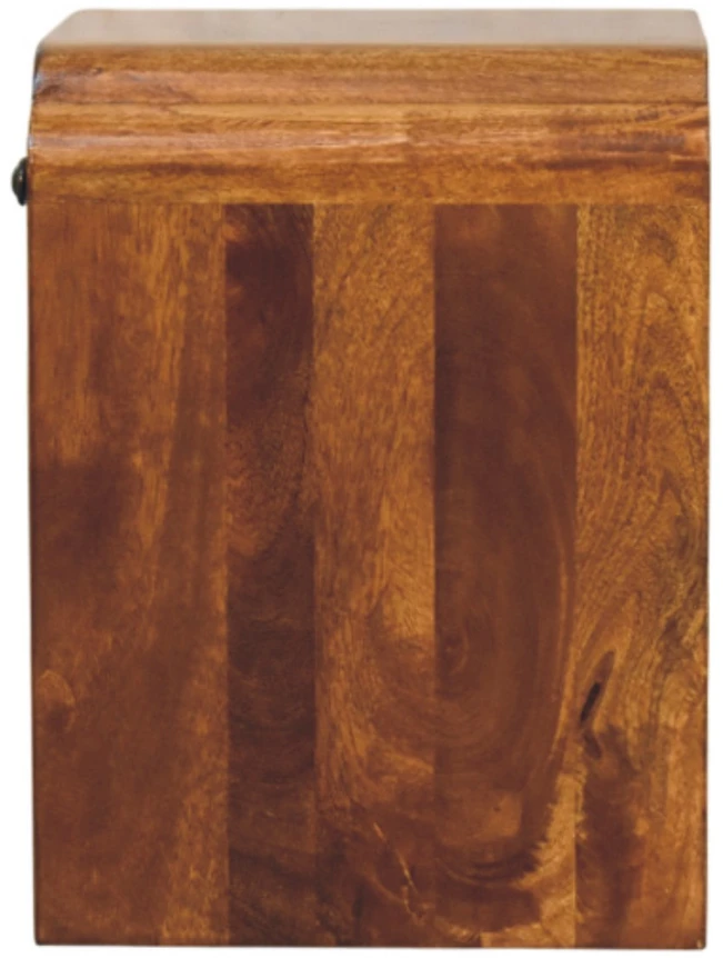 Artisan Furniture Riešutmedžio atspalvio mini naktinis staliukas, 30 cm