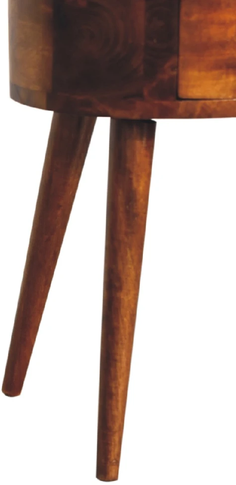 Artisan Furniture Riešutmedžio atspalvio mini naktinis staliukas, 35 cm