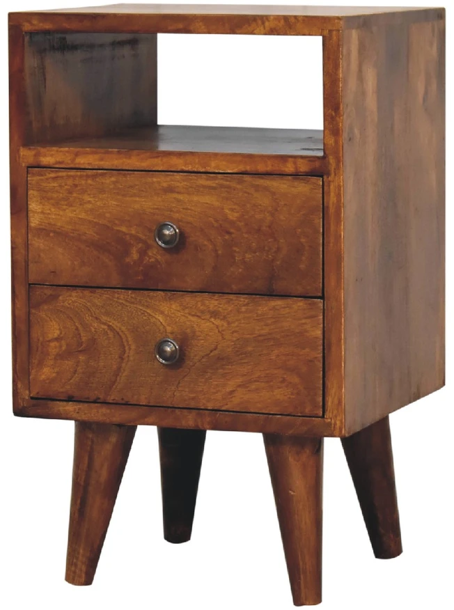 Artisan Furniture Riešutmedžio Mini naktinis staliukas