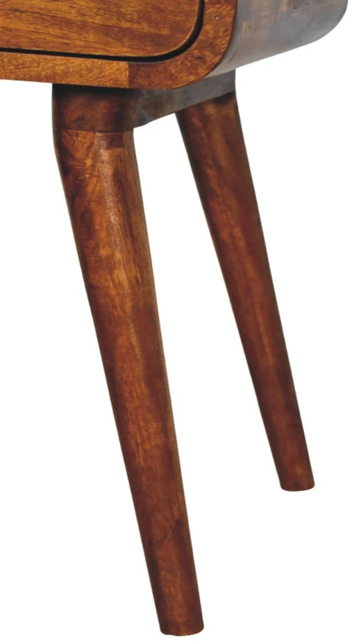 Artisan Furniture Riešutmedžio Mini naktinis staliukas su 1 stalčiumi