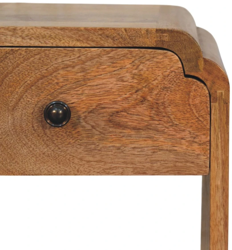 Artisan Furniture Riešutmedžio Mini naktinis staliukas su 1 stalčiumi