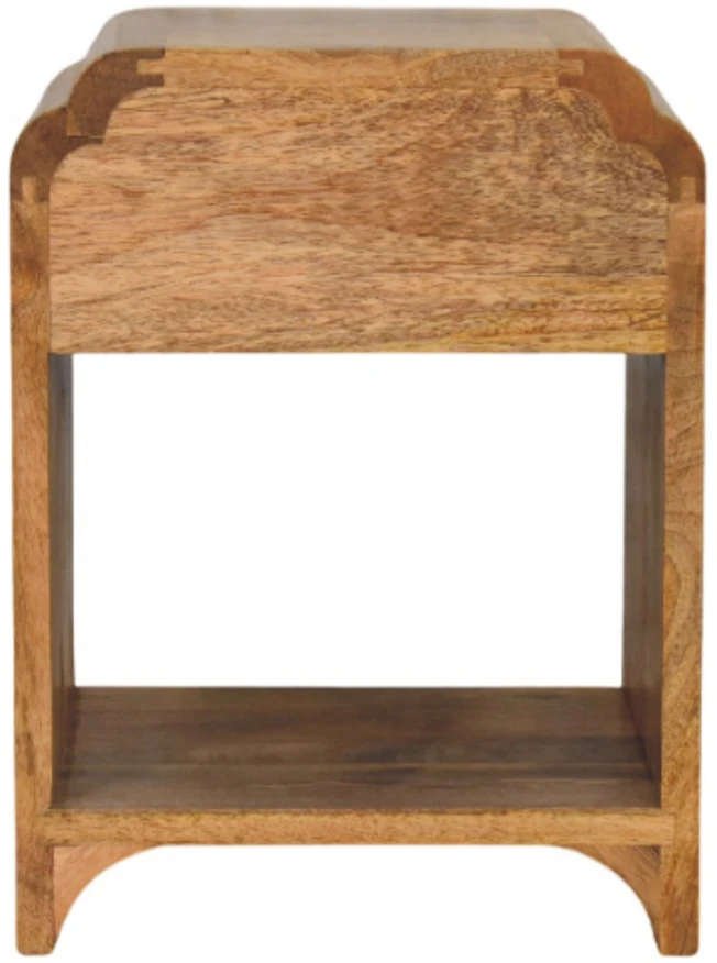Artisan Furniture Riešutmedžio Mini naktinis staliukas su 1 stalčiumi