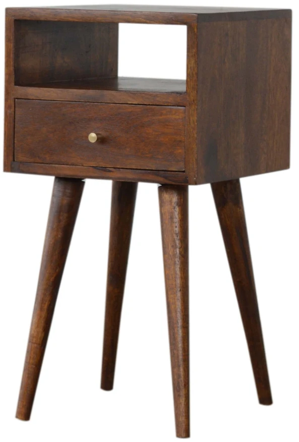 Artisan Furniture Riešutmedžio Mini naktinis staliukas