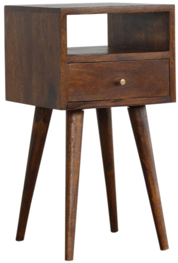 Artisan Furniture Riešutmedžio Mini naktinis staliukas