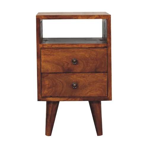 Artisan Furniture Riešutmedžio Mini naktinis staliukas