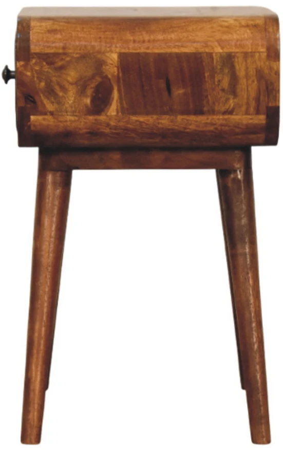 Artisan Furniture Riešutmedžio Mini naktinis staliukas su 1 stalčiumi