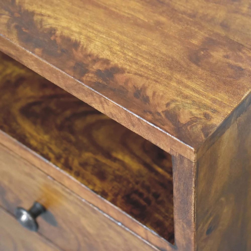 Artisan Furniture Riešutmedžio Mini naktinis staliukas