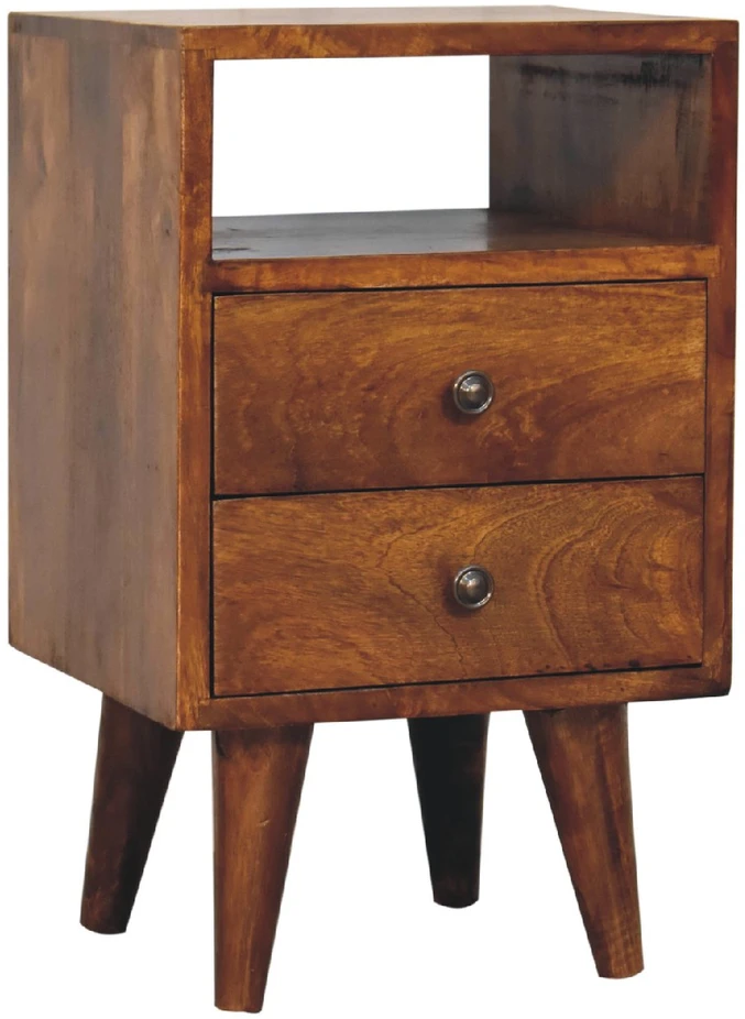 Artisan Furniture Riešutmedžio Mini naktinis staliukas