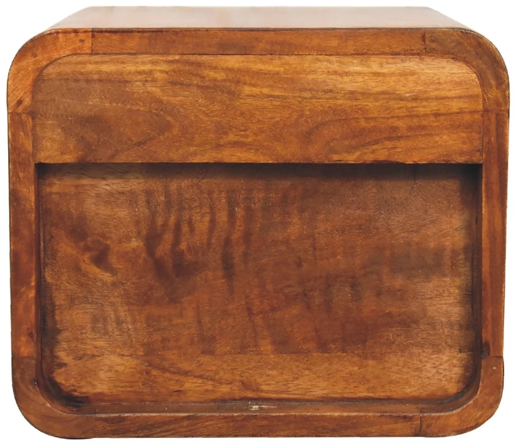 Artisan Furniture Riešutmedžio atspalvio mini naktinis staliukas, 30 cm
