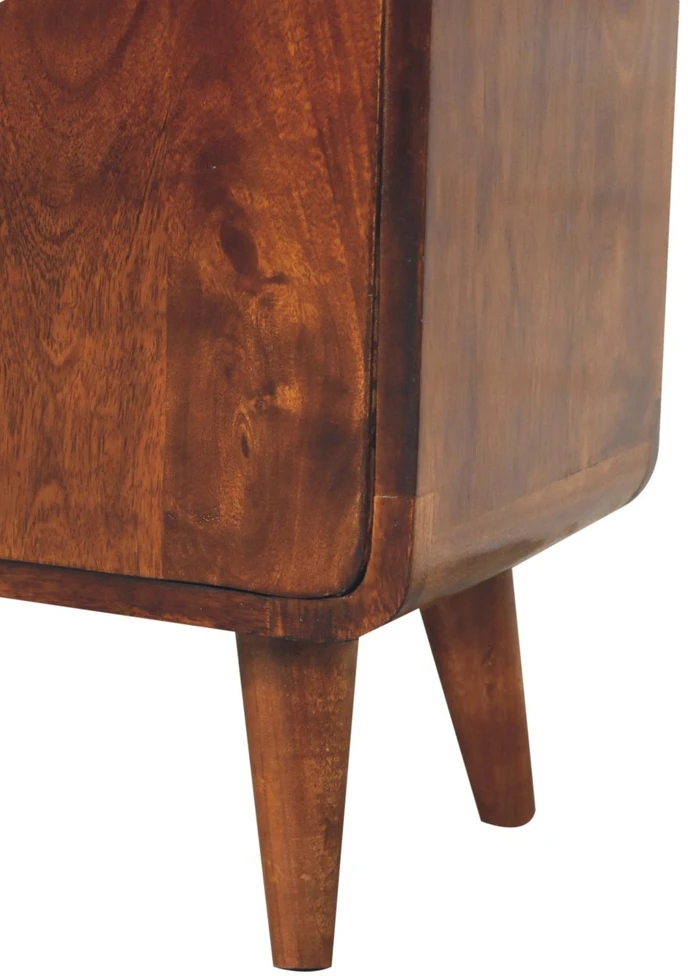 Artisan Furniture Riešutmedžio atspalvio mini spintelė