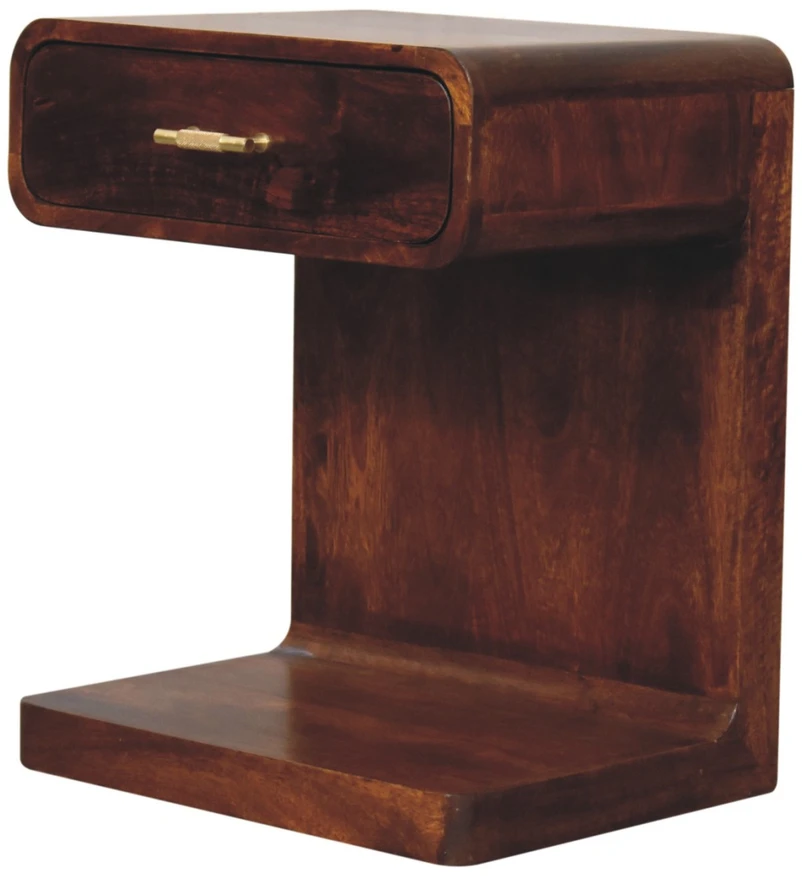 Artisan Furniture Riešutmedžio atspalvio naktinis staliukas, 45 cm