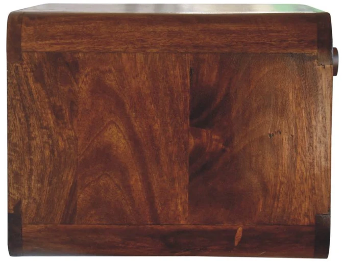 Artisan Furniture Riešutmedžio atspalvio naktinis staliukas, 45 cm