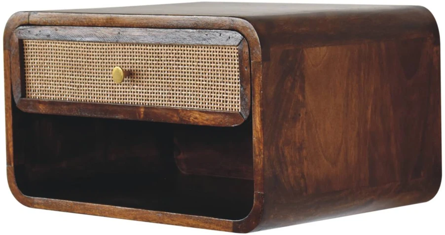 Artisan Furniture Riešutmedžio atspalvio naktinis staliukas, 45 cm