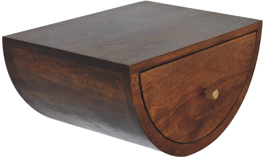 Artisan Furniture Riešutmedžio atspalvio naktinis staliukas, 45 cm