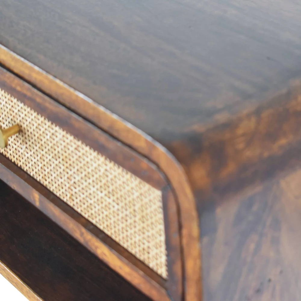 Artisan Furniture Riešutmedžio atspalvio naktinis staliukas, 45 cm