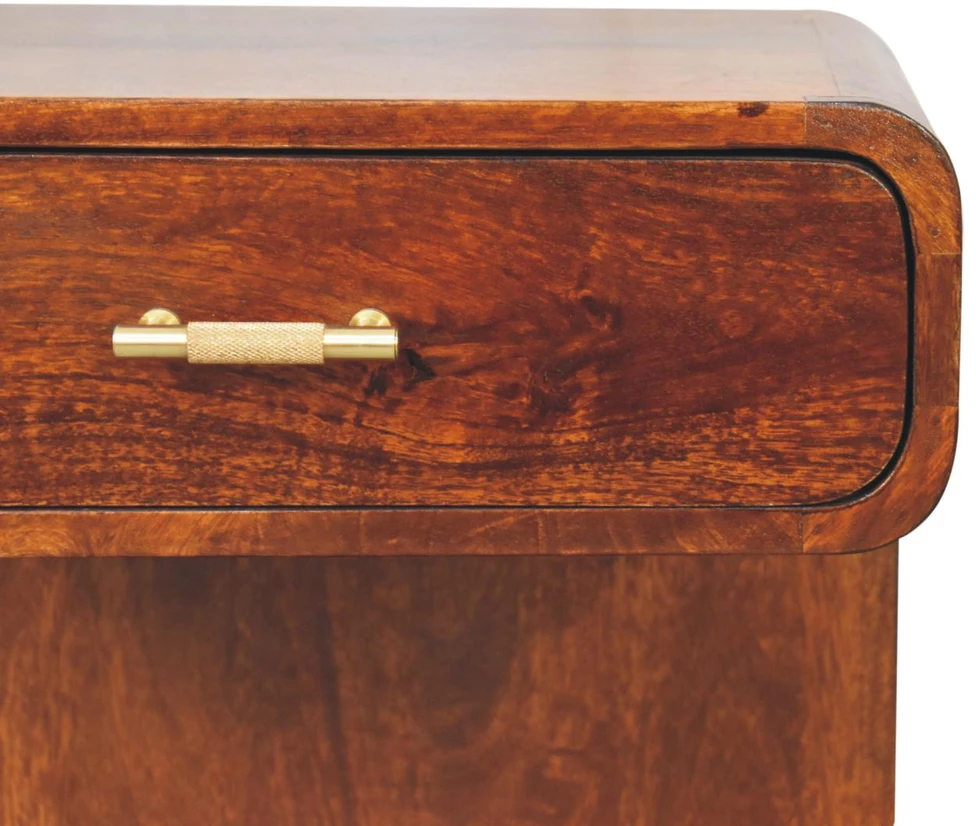 Artisan Furniture Riešutmedžio atspalvio naktinis staliukas, 45 cm