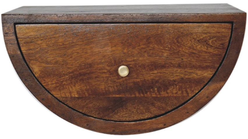 Artisan Furniture Riešutmedžio atspalvio naktinis staliukas, 45 cm