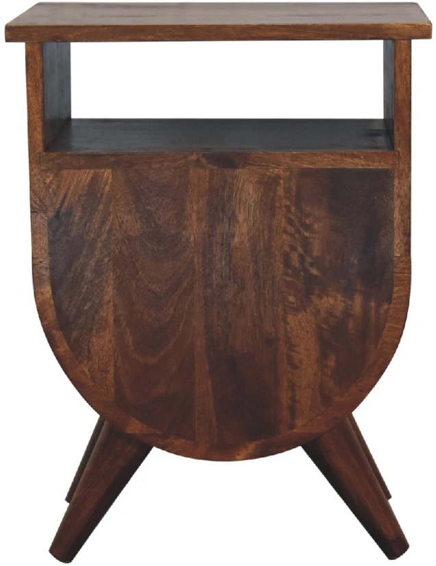 Artisan Furniture Riešutmedžio atspalvio naktinis staliukas, 40 cm