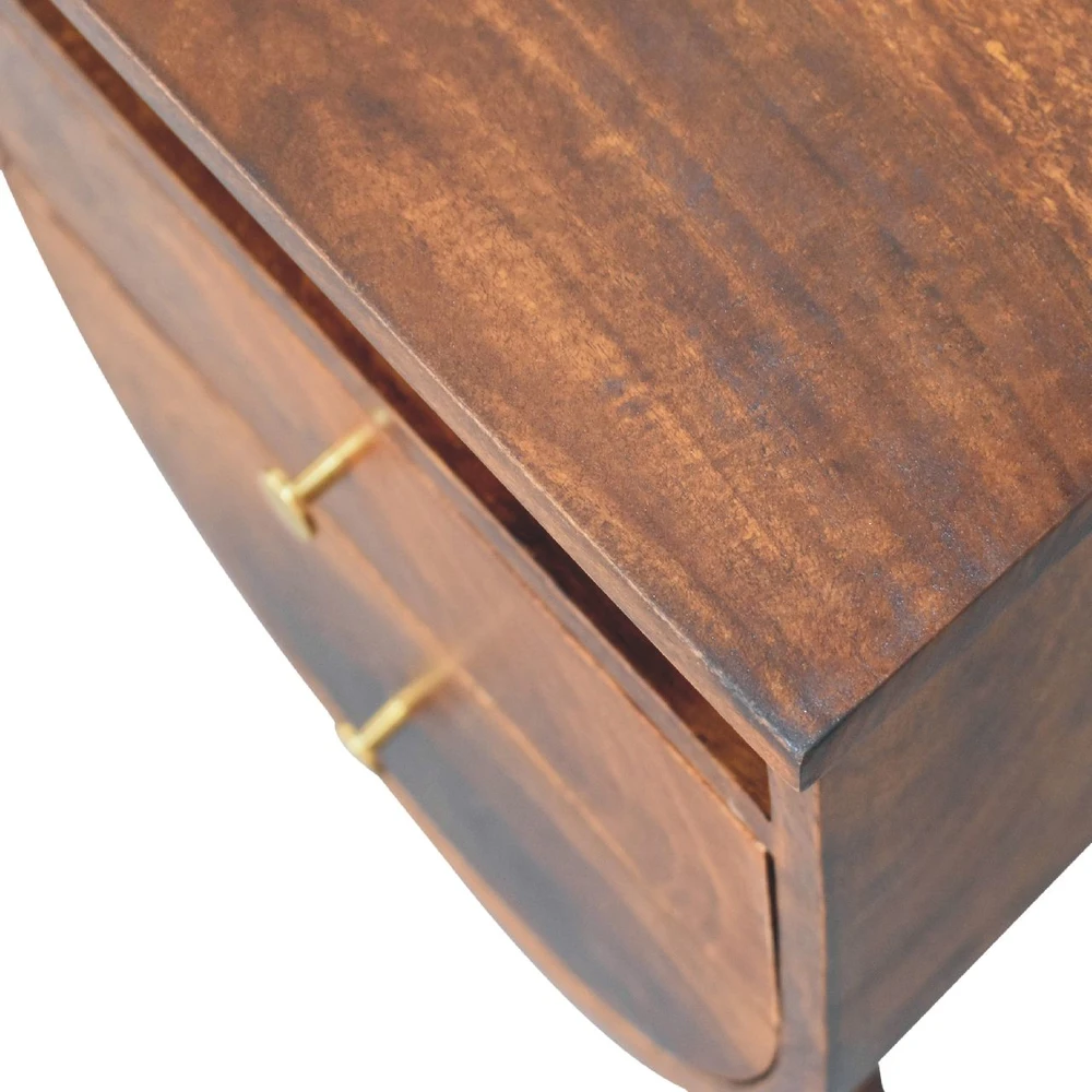 Artisan Furniture Riešutmedžio atspalvio naktinis staliukas, 40 cm
