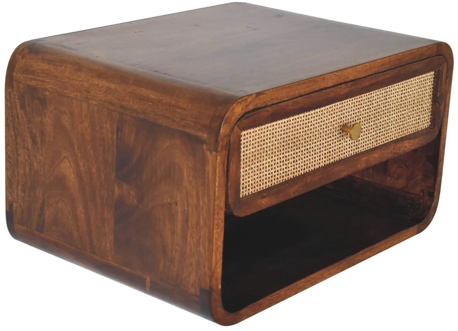 Artisan Furniture Riešutmedžio atspalvio naktinis staliukas, 45 cm