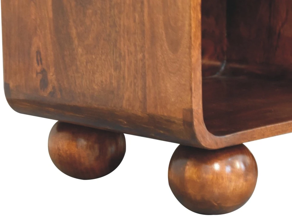 Artisan Furniture Riešutmedžio atspalvio naktinis staliukas, 45 cm