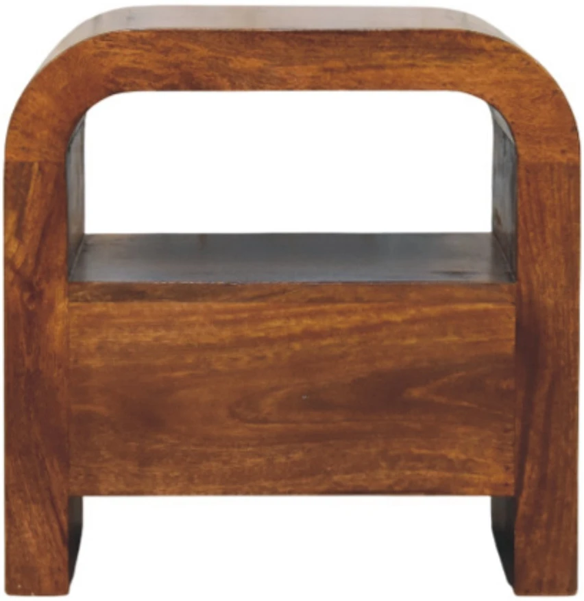 Artisan Furniture Riešutmedžio atspalvio naktinis staliukas, 45 cm