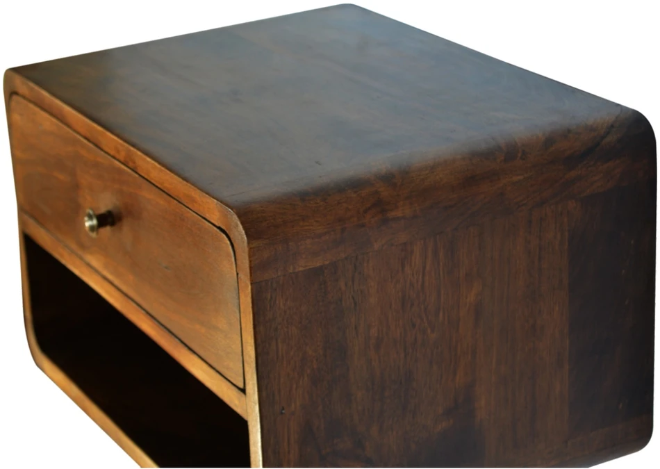 Artisan Furniture Riešutmedžio atspalvio naktinis staliukas, 45 cm