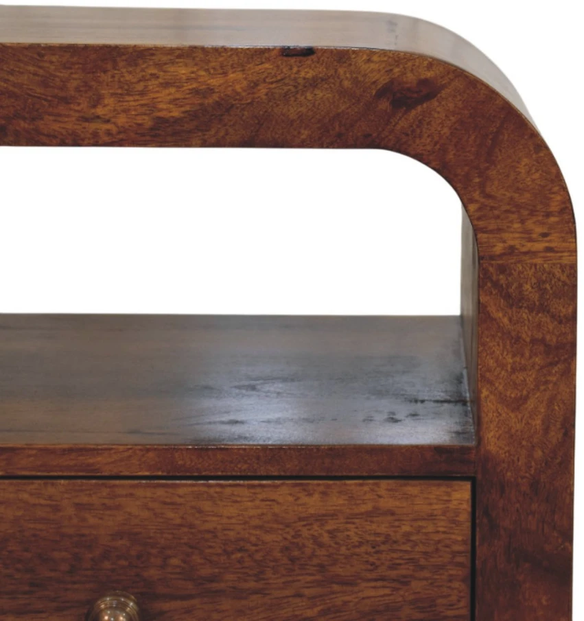 Artisan Furniture Riešutmedžio atspalvio naktinis staliukas, 45 cm