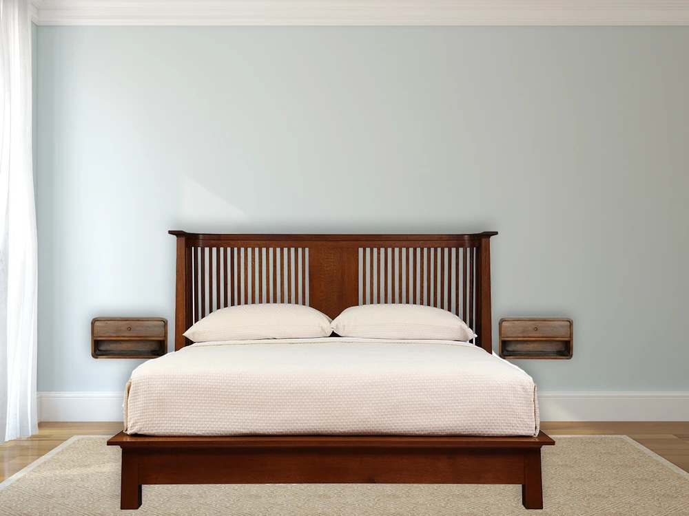 Artisan Furniture Riešutmedžio atspalvio naktinis staliukas, 45 cm