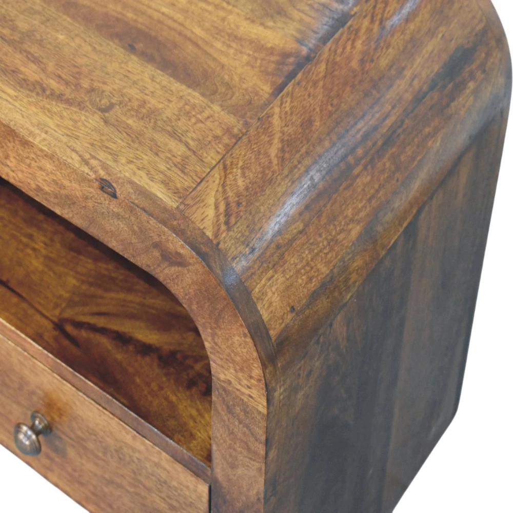 Artisan Furniture Riešutmedžio atspalvio naktinis staliukas, 45 cm