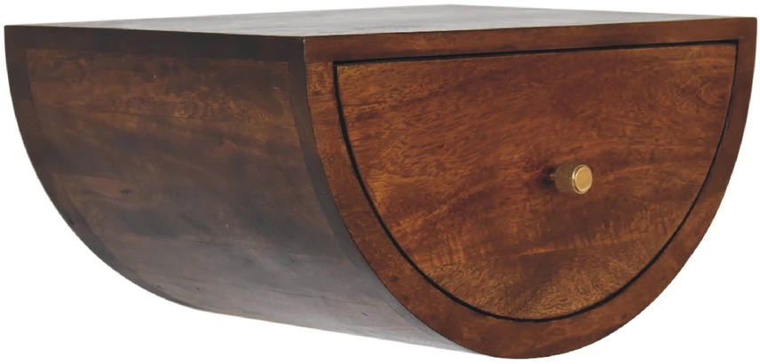 Artisan Furniture Riešutmedžio atspalvio naktinis staliukas, 45 cm