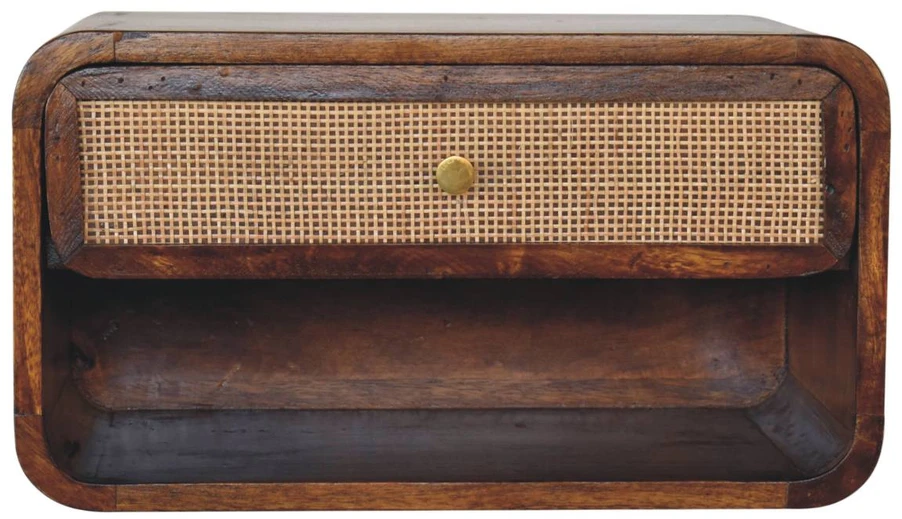 Artisan Furniture Riešutmedžio atspalvio naktinis staliukas, 45 cm