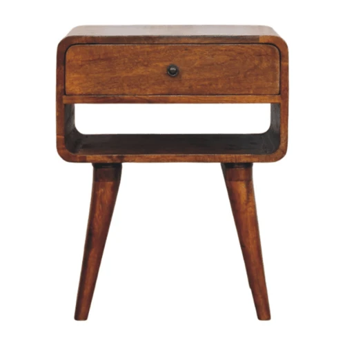 Artisan Furniture Riešutmedžio atspalvio naktinis staliukas, 45 cm