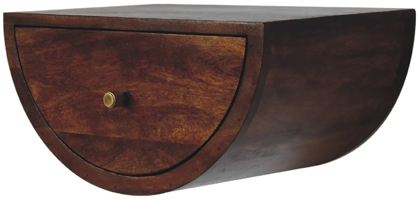 Artisan Furniture Riešutmedžio atspalvio naktinis staliukas, 45 cm