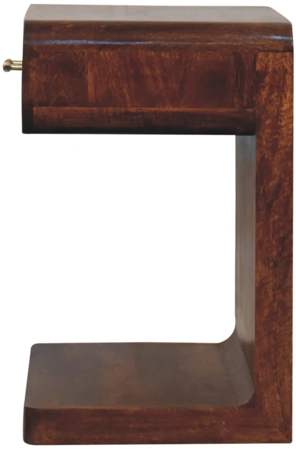 Artisan Furniture Riešutmedžio atspalvio naktinis staliukas, 45 cm