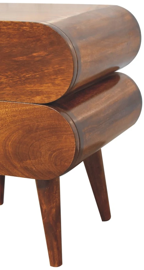 Artisan Furniture Riešutmedžio atspalvio naktinis staliukas, 45 cm