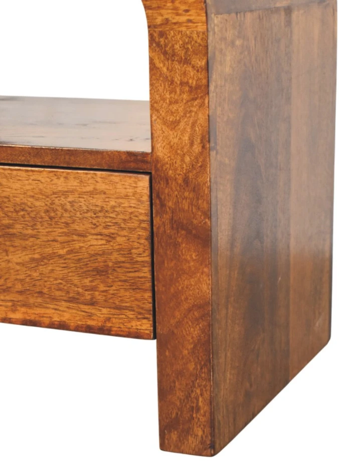 Artisan Furniture Riešutmedžio atspalvio naktinis staliukas, 45 cm