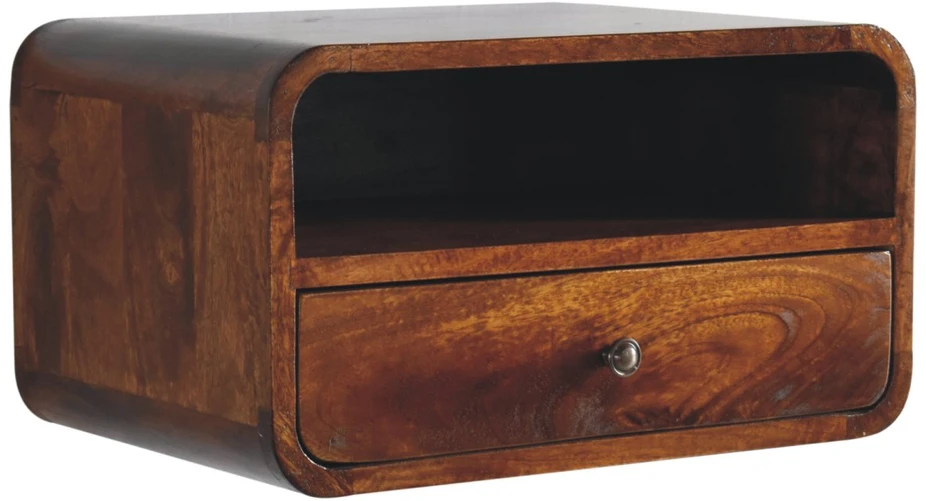 Artisan Furniture Riešutmedžio atspalvio naktinis staliukas, 45 cm
