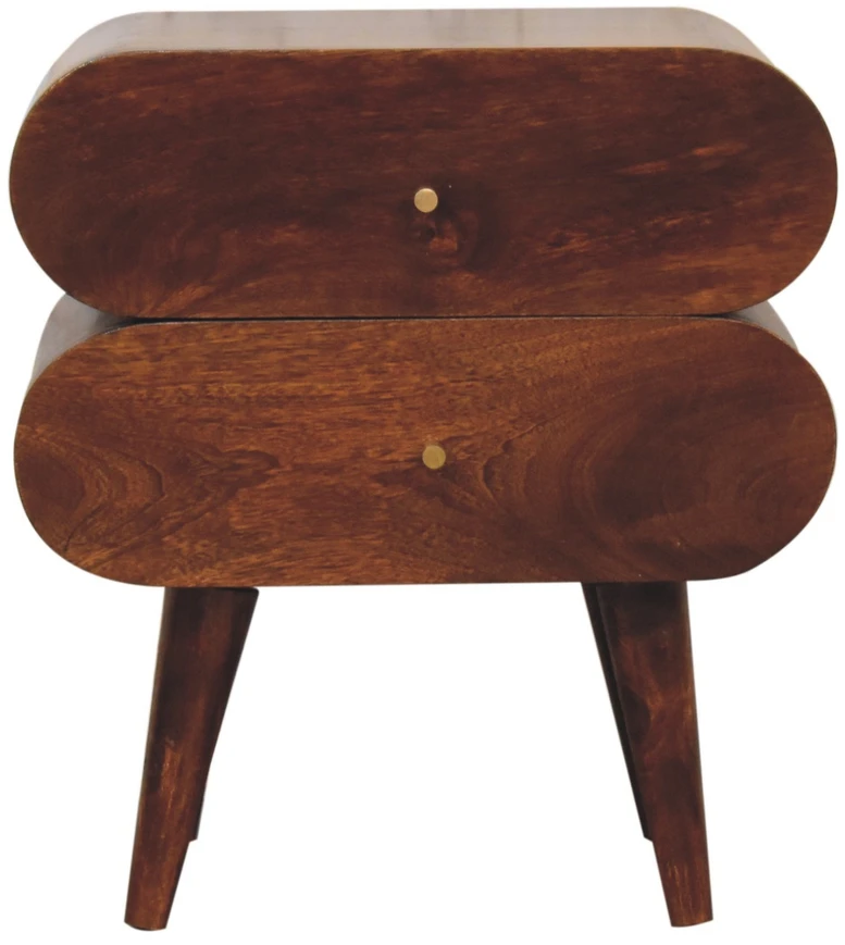Artisan Furniture Riešutmedžio atspalvio naktinis staliukas, 45 cm